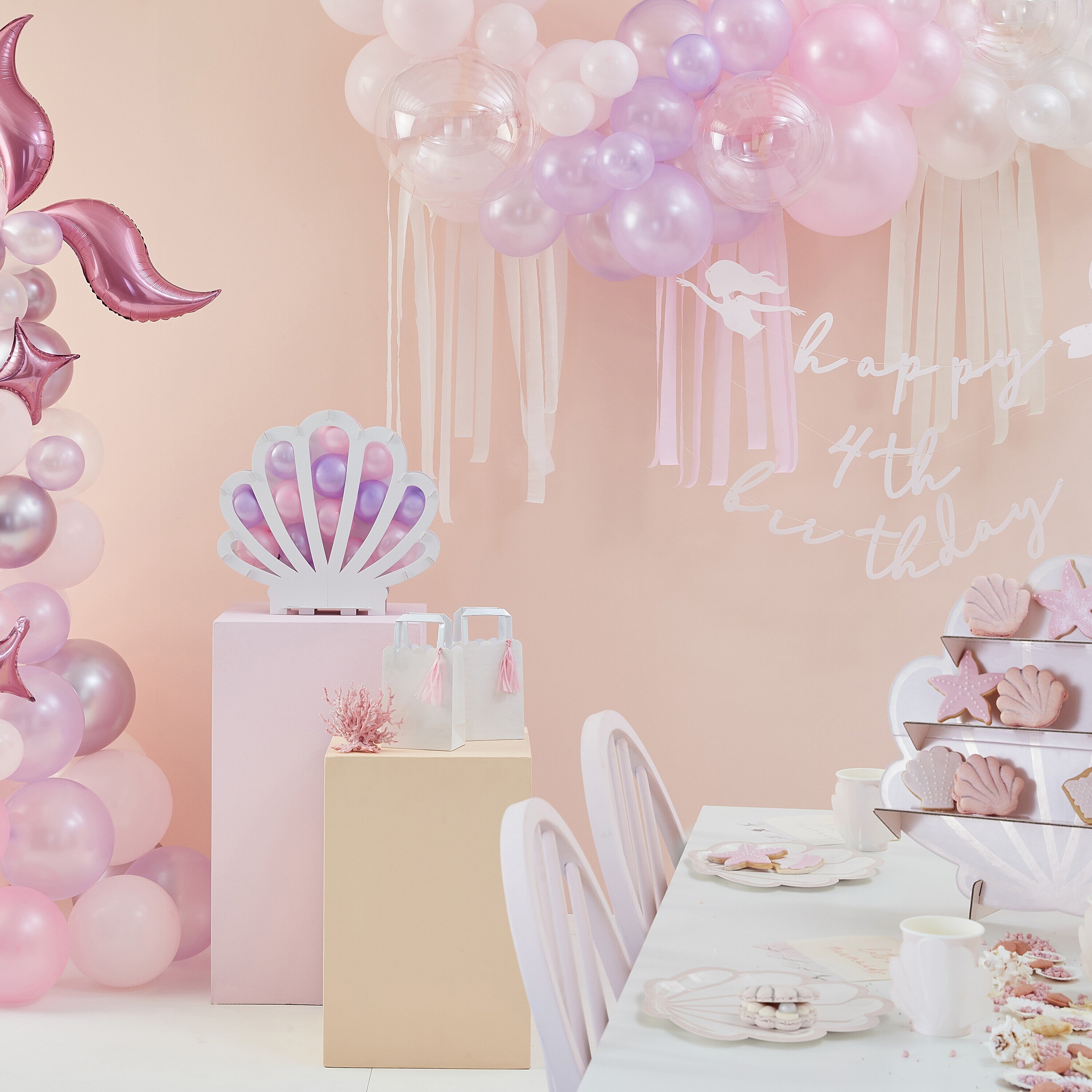 DIY Ballonnenboog - Pastel, Parelmoer & Ivoor
