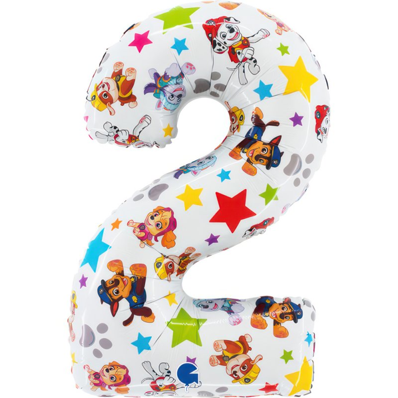 Paw Patrol Cijferballon 2