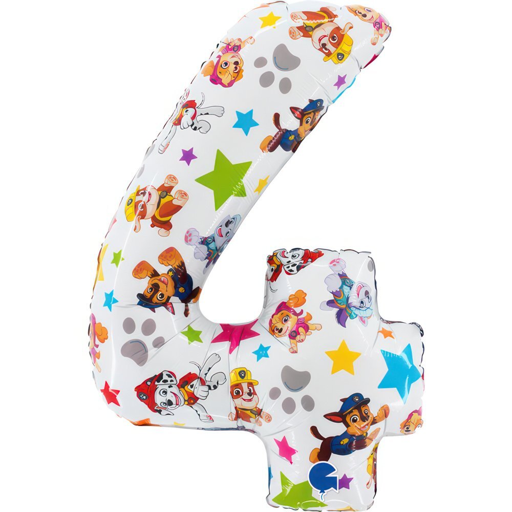 Paw Patrol Cijferballon 4