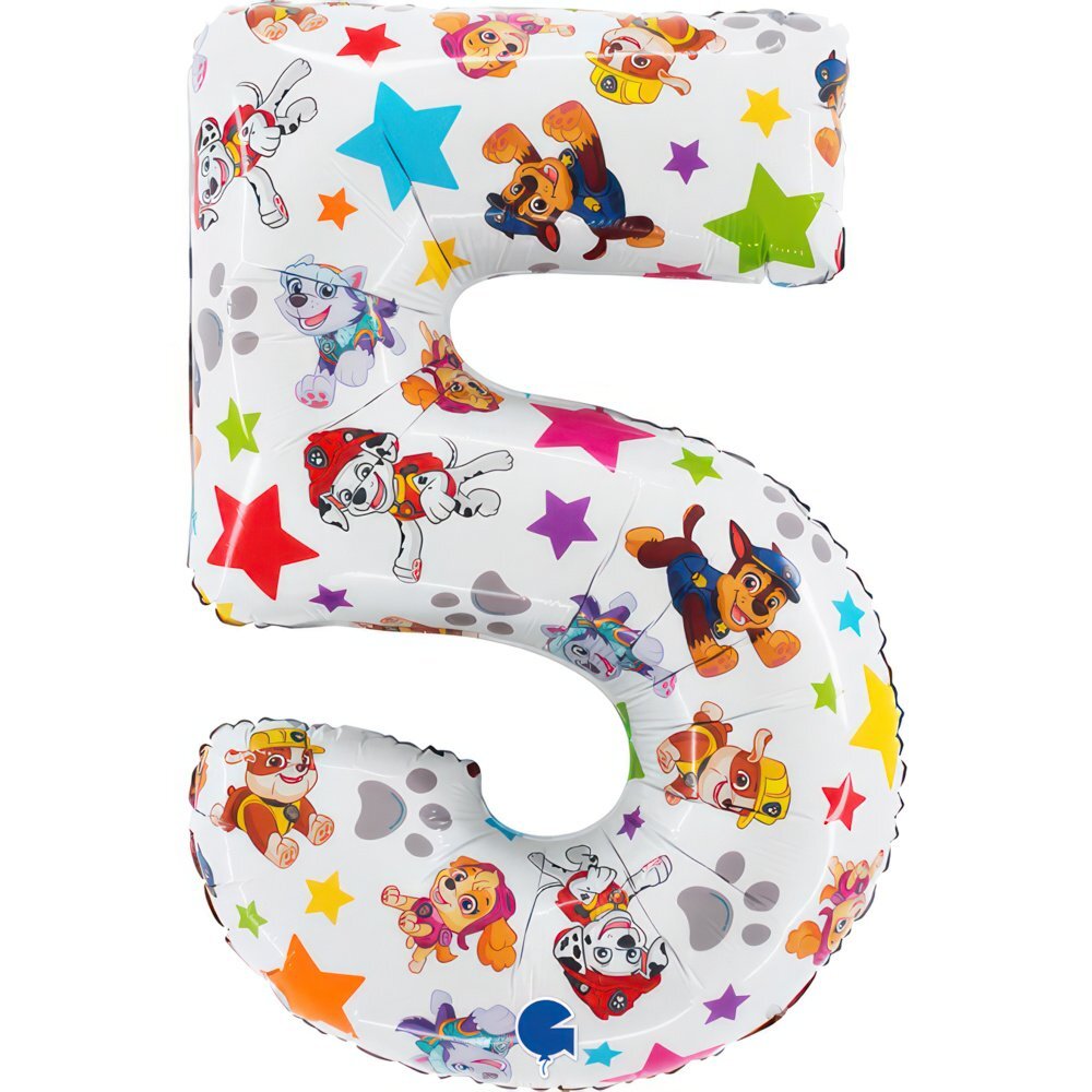 Paw Patrol Cijferballon 5