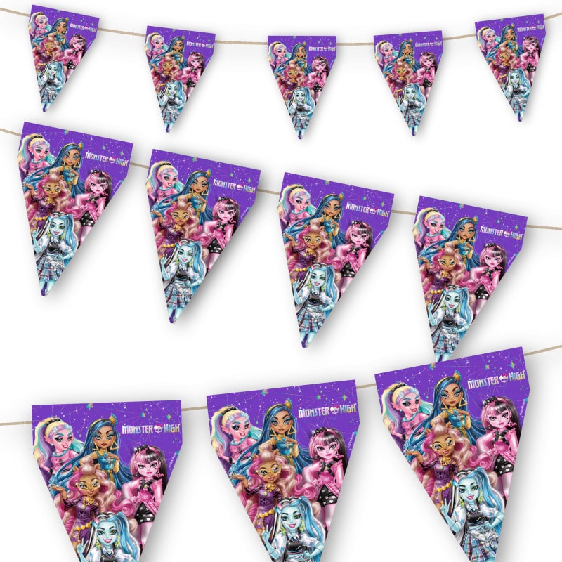 Monster High - Vlaggenlijn 3 meter