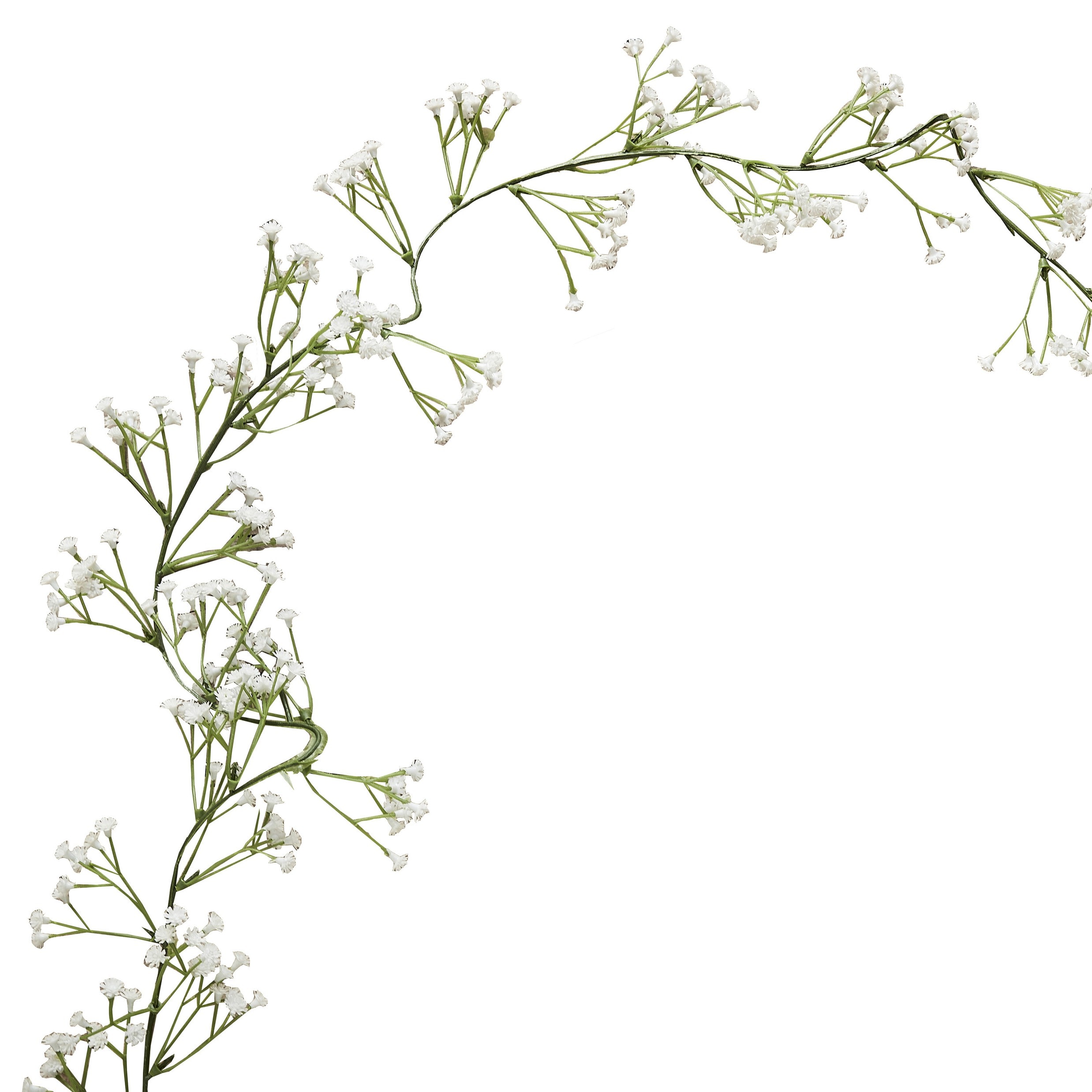 Bloemenslinger - Witte bruidssluier 180 cm