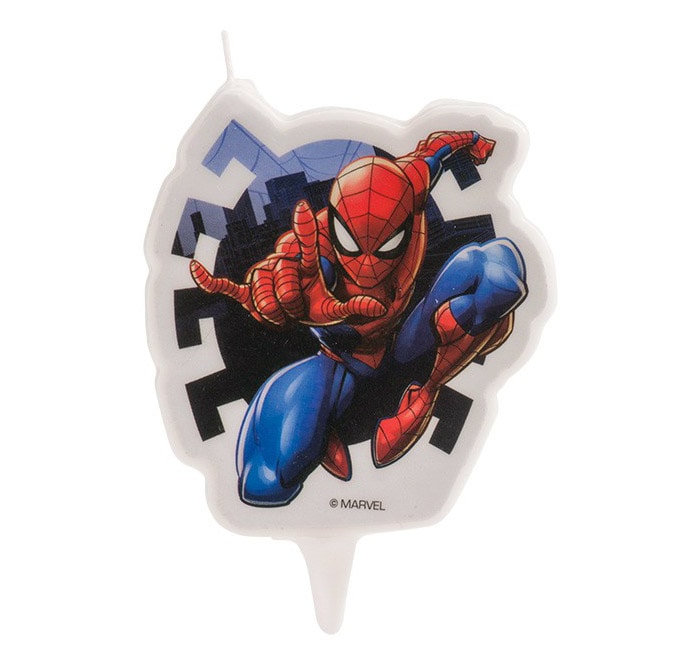 Spiderman - Taart Kaars 7 cm