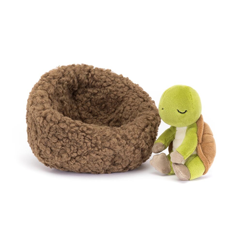 Jellycat - Schildpad in nest 13 cm