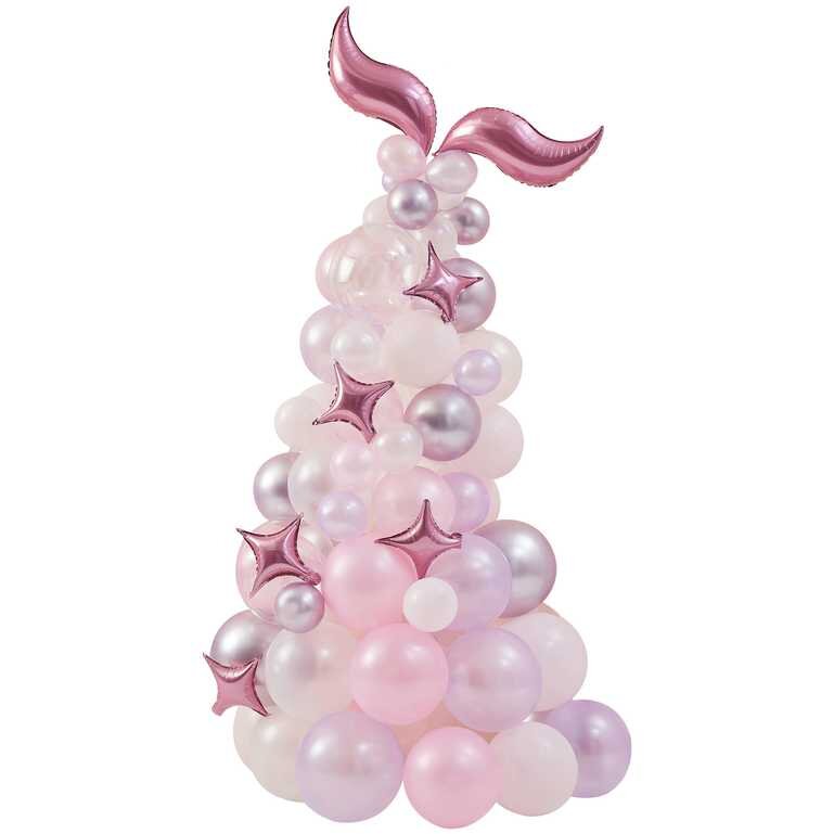 DIY Ballonnenpilaar - Zeemeermin