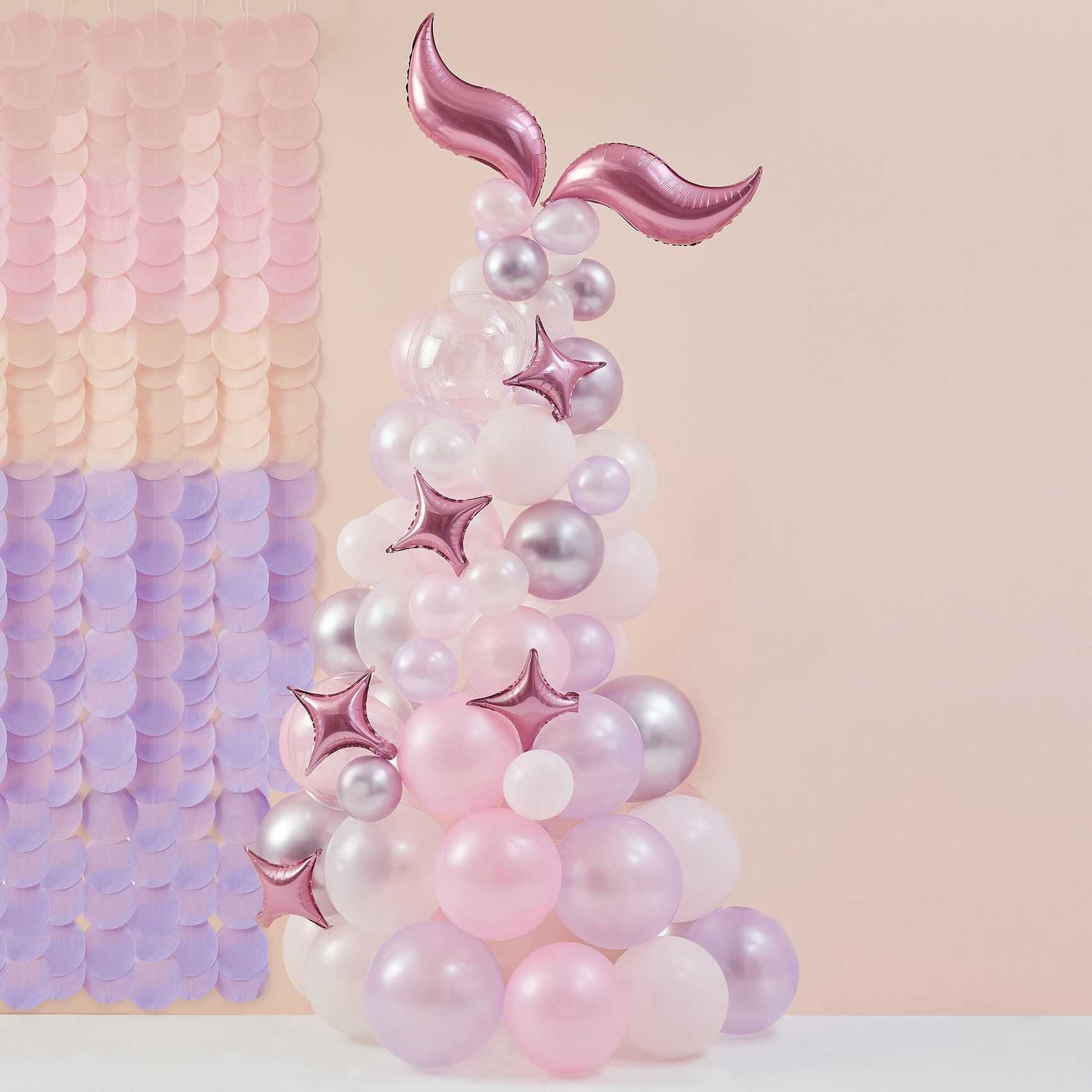 DIY Ballonnenpilaar - Zeemeermin