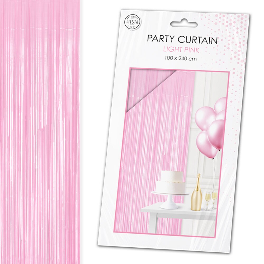 Deurgordijnen Lichtroze 100 x 240 cm