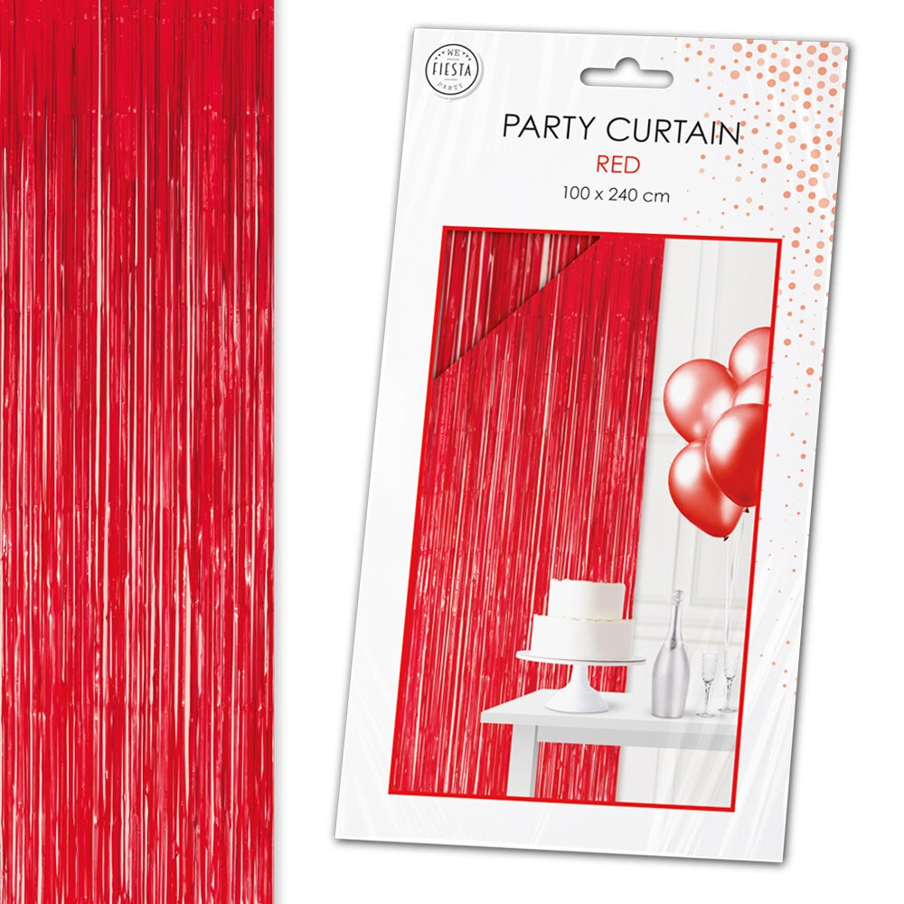 Backdrop Deurgordijn Rood 100 x 240 cm