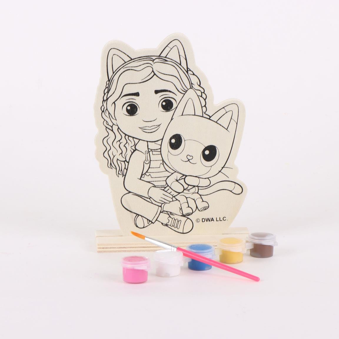 Gabby's Dollhouse - Houten figuur om te verven