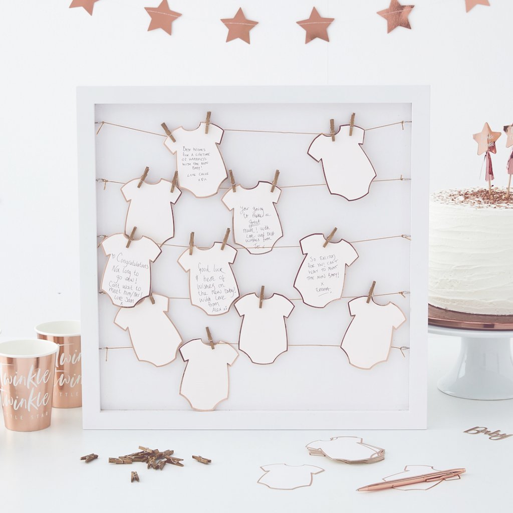 Twinkle Twinkle - Gastenbord met babykleertjes