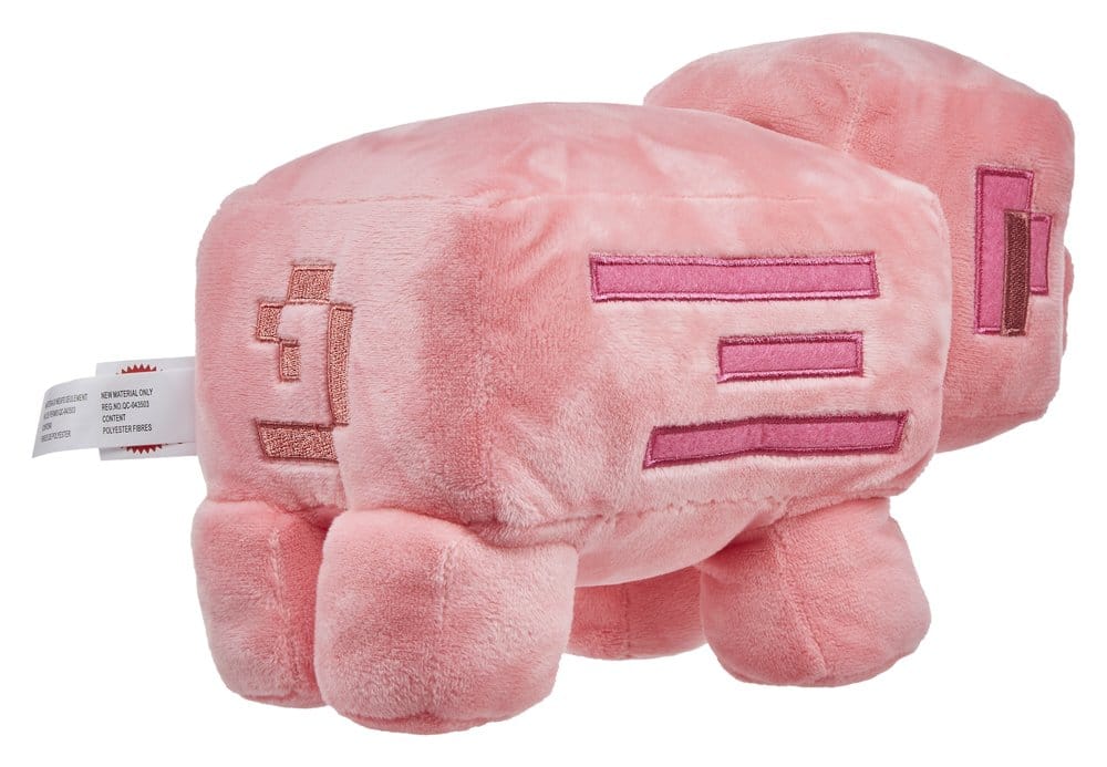 Minecraft Knuffel Roze Varken 20 cm